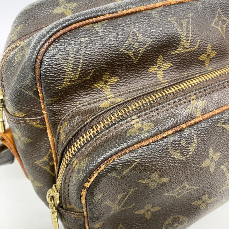 【6hd3999】ルイヴィトン ショルダーバッグ モノグラム ナイル M45244 ブラウン【中古】レディース