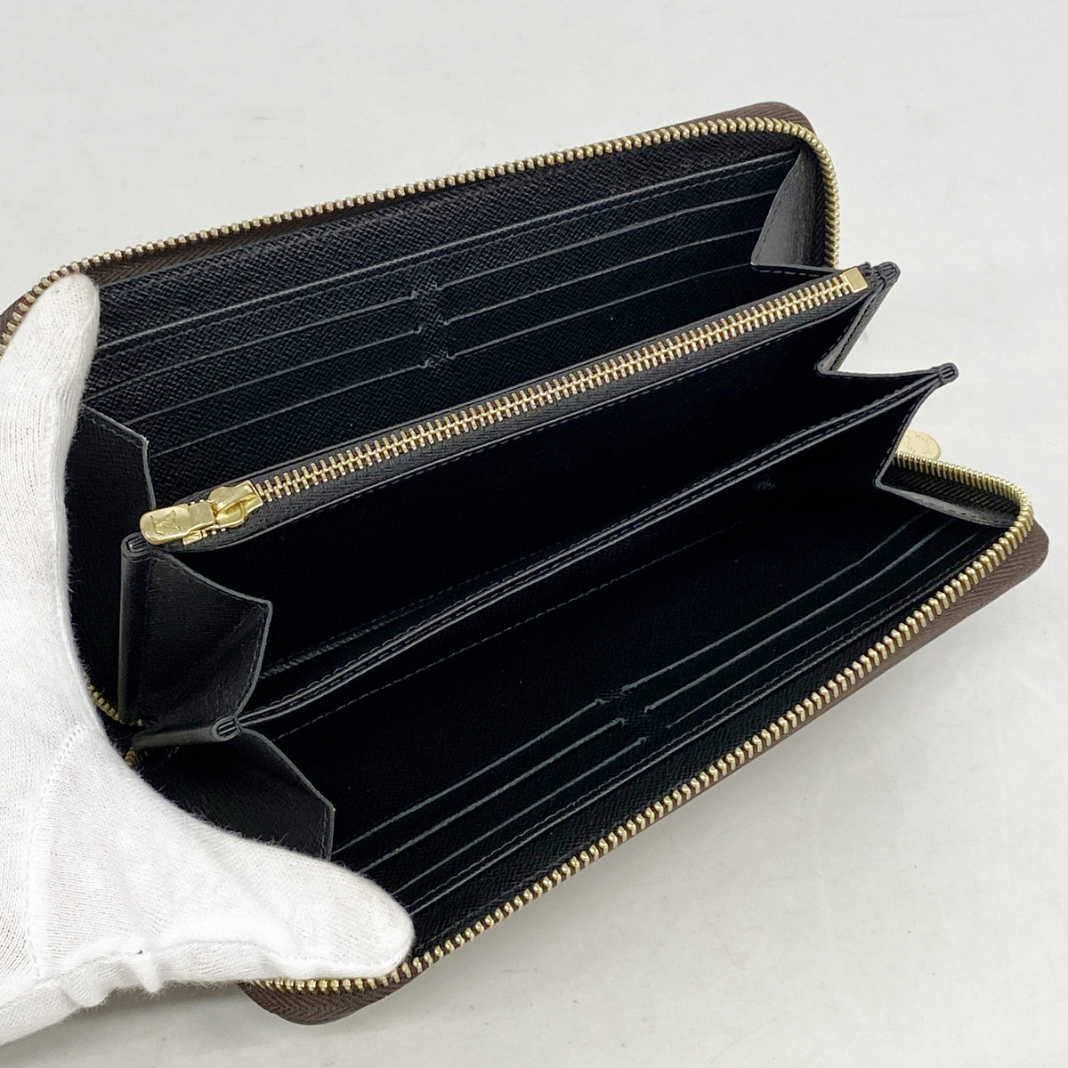 【6hd4002】ルイヴィトン 長財布 モノグラム・リバース ジッピーウォレット M82444 ブラウン【中古】メンズ レディース ユニセックス