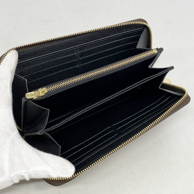 【6hd4002】ルイヴィトン 長財布 モノグラム・リバース ジッピーウォレット M82444 ブラウン【中古】メンズ レディース ユニセックス