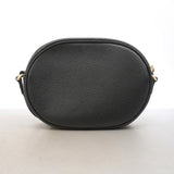 【6hd4013-k】グッチ ショルダーバッグ ソーホー 747779 レザー ブラック シャンパンゴールド金具【中古】レディース