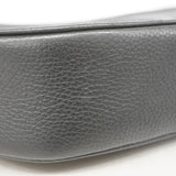 【6hd4013-k】グッチ ショルダーバッグ ソーホー 747779 レザー ブラック シャンパンゴールド金具【中古】レディース