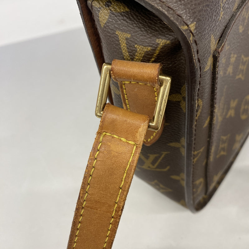 【6hd4016】ルイヴィトン ショルダーバッグ モノグラム サンクルーGM M51242 ブラウン【中古】レディース