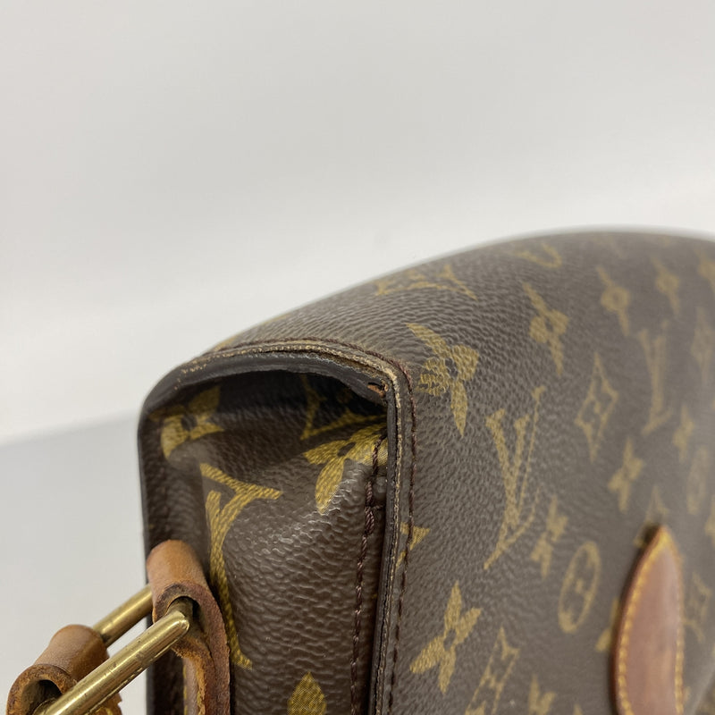 【6hd4016】ルイヴィトン ショルダーバッグ モノグラム サンクルーGM M51242 ブラウン【中古】レディース