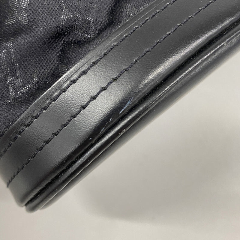 【6hd4023】ルイヴィトン ハンドバッグ モノグラム・サテン リトルバケット M92144 ノワール【中古】レディース
