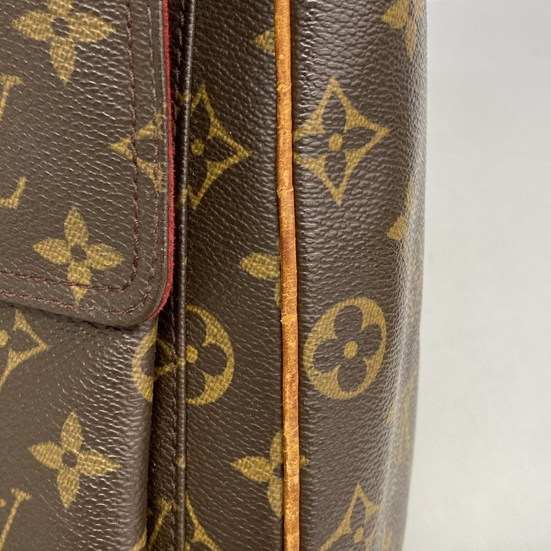 【6hd4026】ルイヴィトン トートバッグ モノグラム ミュルティプリシテ M51162 ブラウン【中古】レディース