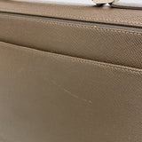 【6hd4029】ルイヴィトン ブリーフケース タイガ ラギート M31098 グリズリ【中古】メンズ
