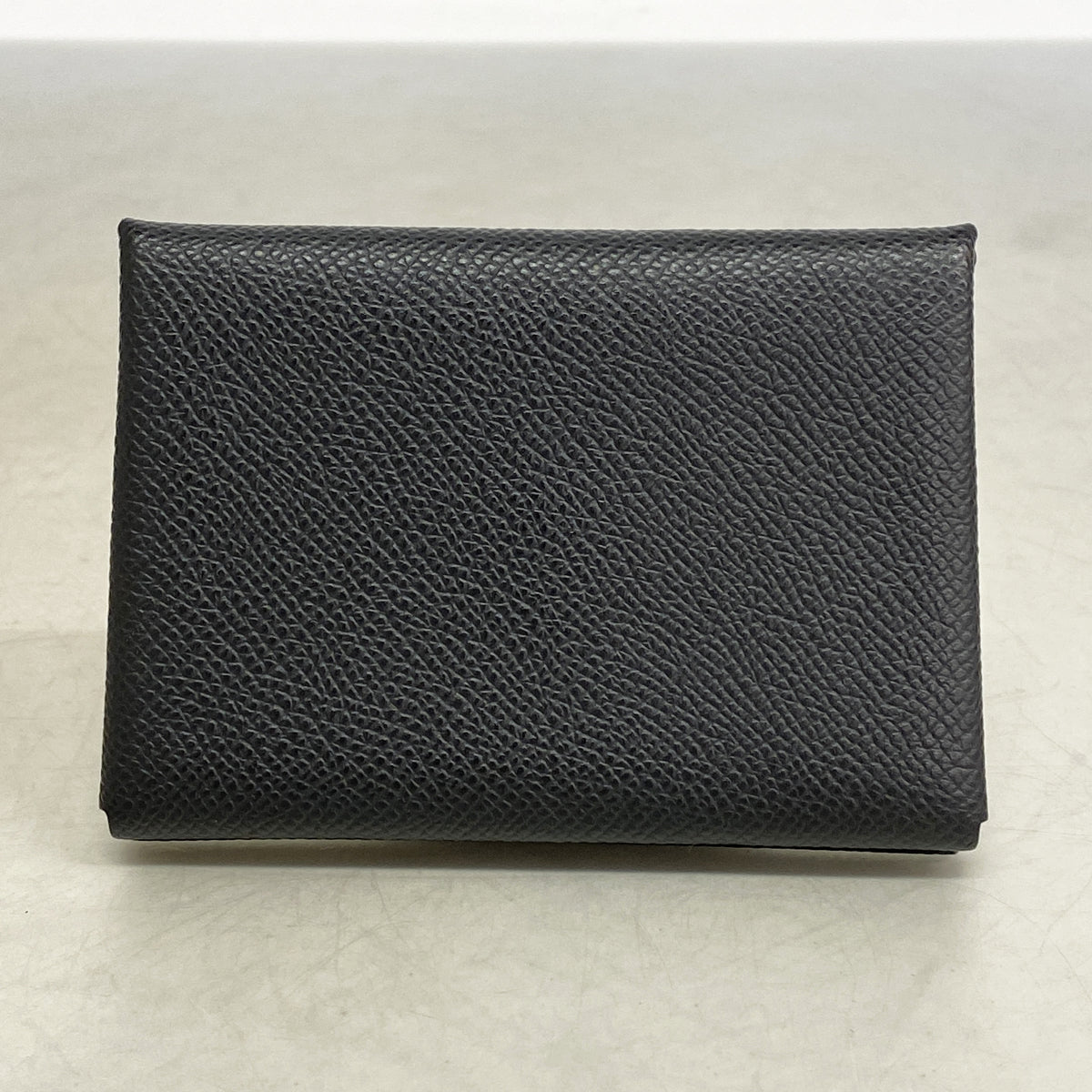 【6hd4033】エルメス コインケース カルヴィデュオ ヴォーエプソン ブラック シルバー金具 W刻印【中古】メンズ レディース ユニセックス