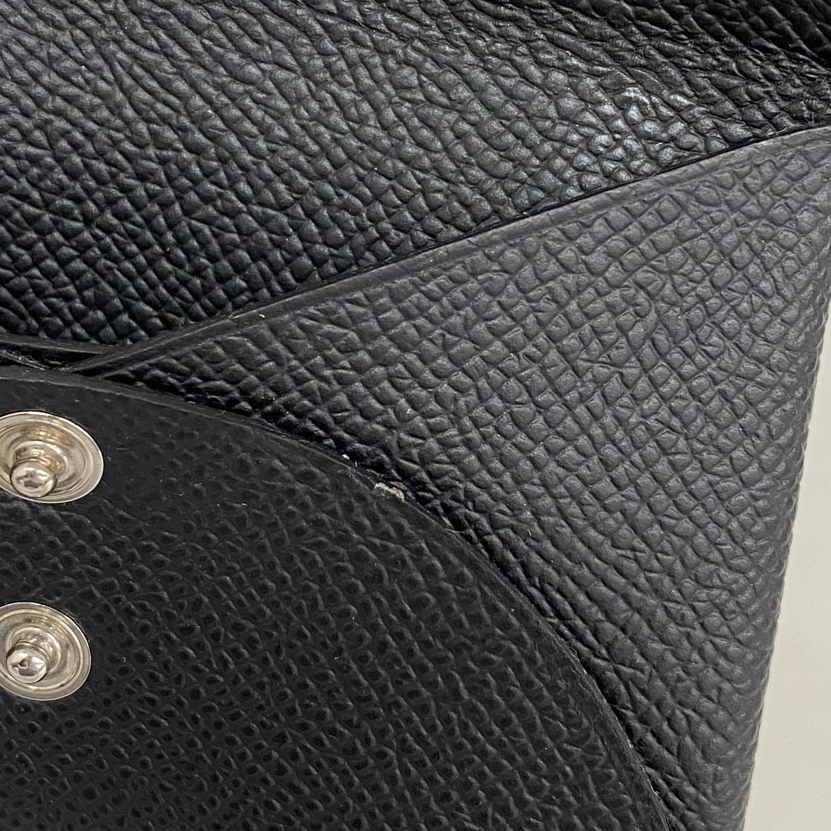 【6hd4033】エルメス コインケース カルヴィデュオ ヴォーエプソン ブラック シルバー金具 W刻印【中古】メンズ レディース ユニセックス