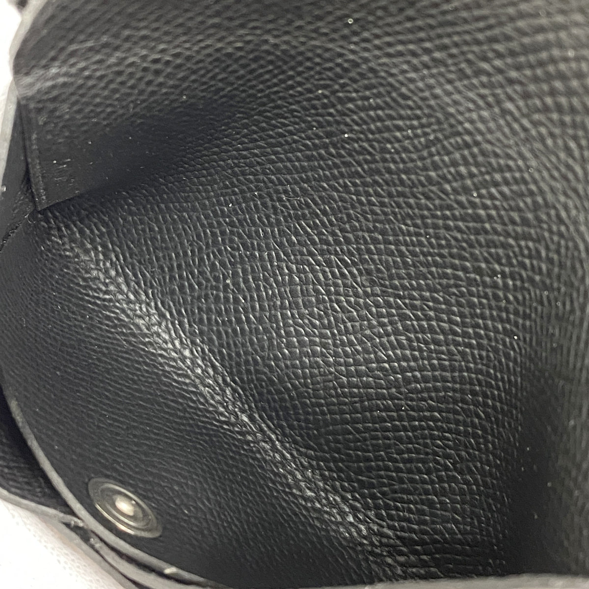 【6hd4033】エルメス コインケース カルヴィデュオ ヴォーエプソン ブラック シルバー金具 W刻印【中古】メンズ レディース ユニセックス