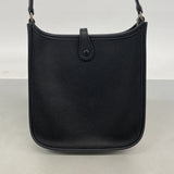 【6hd4044】エルメス ショルダーバッグ エヴリンTPM ヴォーエプソン ブラック シルバー金具 □H刻印【中古】レディース
