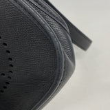 【6hd4044】エルメス ショルダーバッグ エヴリンTPM ヴォーエプソン ブラック シルバー金具 □H刻印【中古】レディース