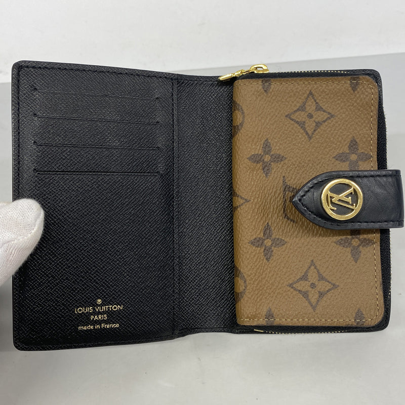 【6hd4051】ルイヴィトン 財布 モノグラム・ジャイアント リバース ポルトフォイユジュリエット M69432 ブラウン【中古】レディース