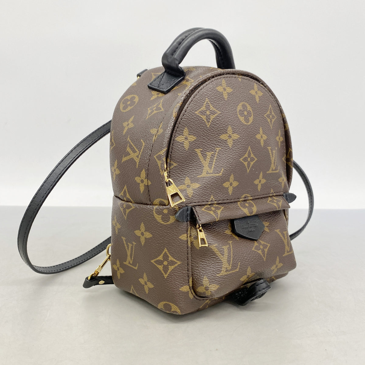 【6hd4073-e】ルイヴィトン リュック・デイパック モノグラム パームスプリングスバックパックMINI M41562 ブラウン【中古】レディース