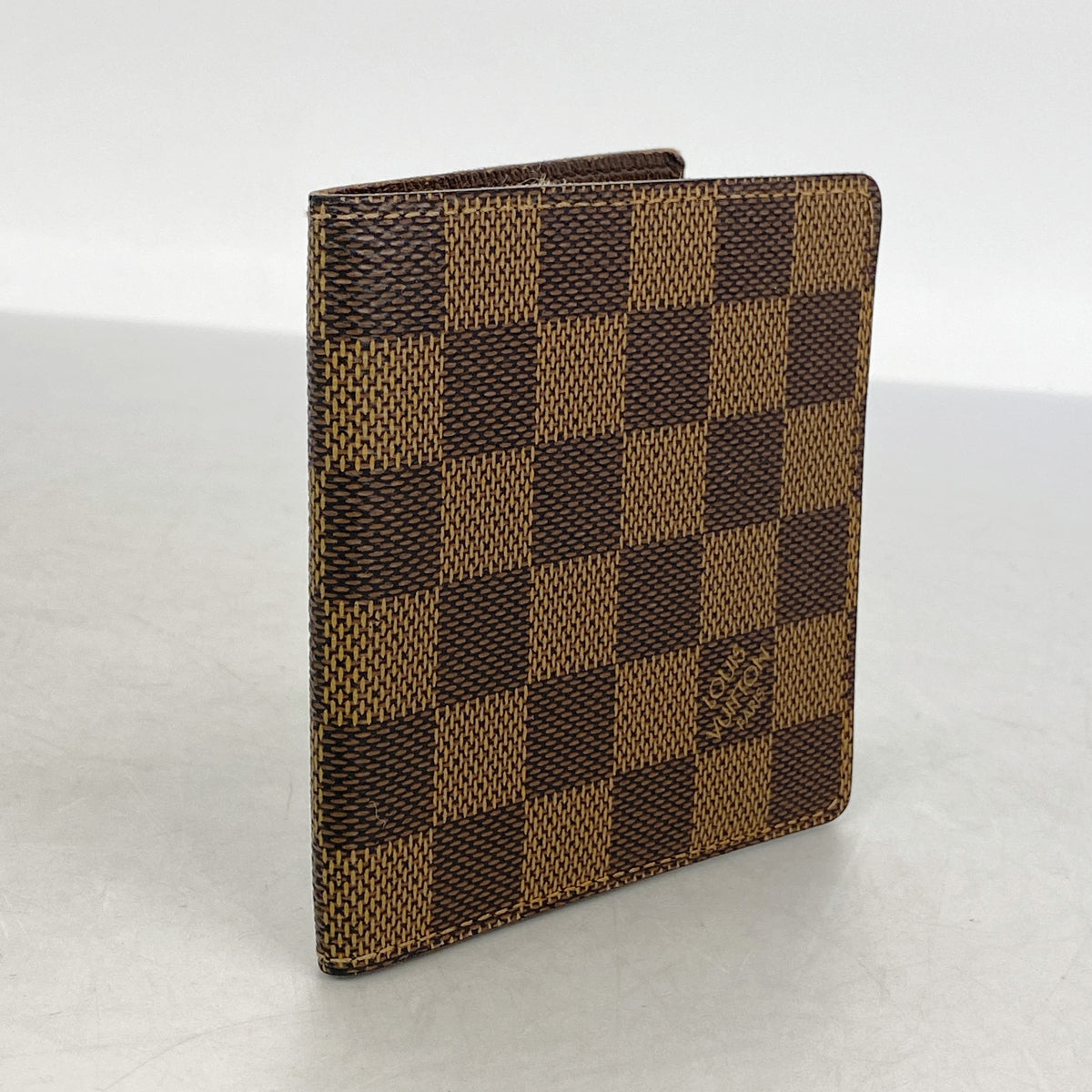 【6hd4096-k】ルイヴィトン 札入れ ダミエ ポルトビエ6カルトクレディ N61666 エベヌ【中古】メンズ