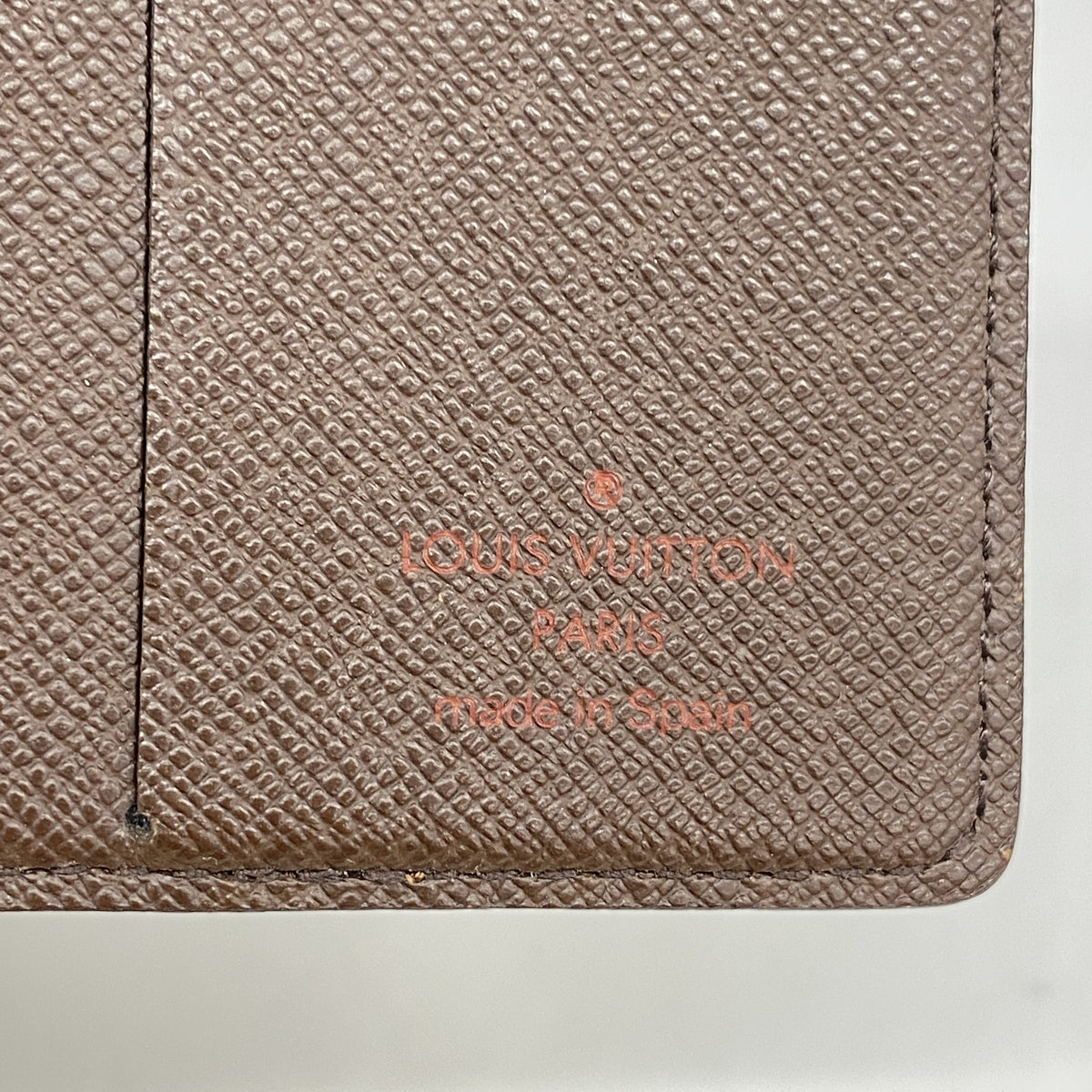【6hd4096-k】ルイヴィトン 札入れ ダミエ ポルトビエ6カルトクレディ N61666 エベヌ【中古】メンズ