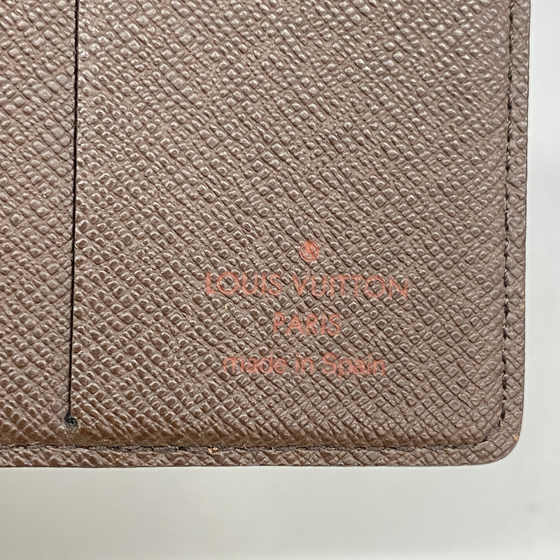【6hd4096-k】ルイヴィトン 札入れ ダミエ ポルトビエ6カルトクレディ N61666 エベヌ【中古】メンズ