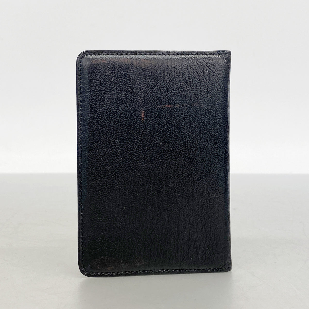 【6hd4097-k】シャネル 手帳カバー レザー ブラック ゴールド金具【中古】レディース