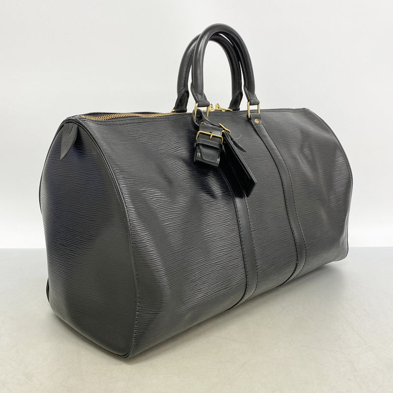 【6hd4111-k】ルイヴィトン ボストンバッグ エピ キーポル45 M59152 ノワール【中古】メンズ レディース ユニセックス