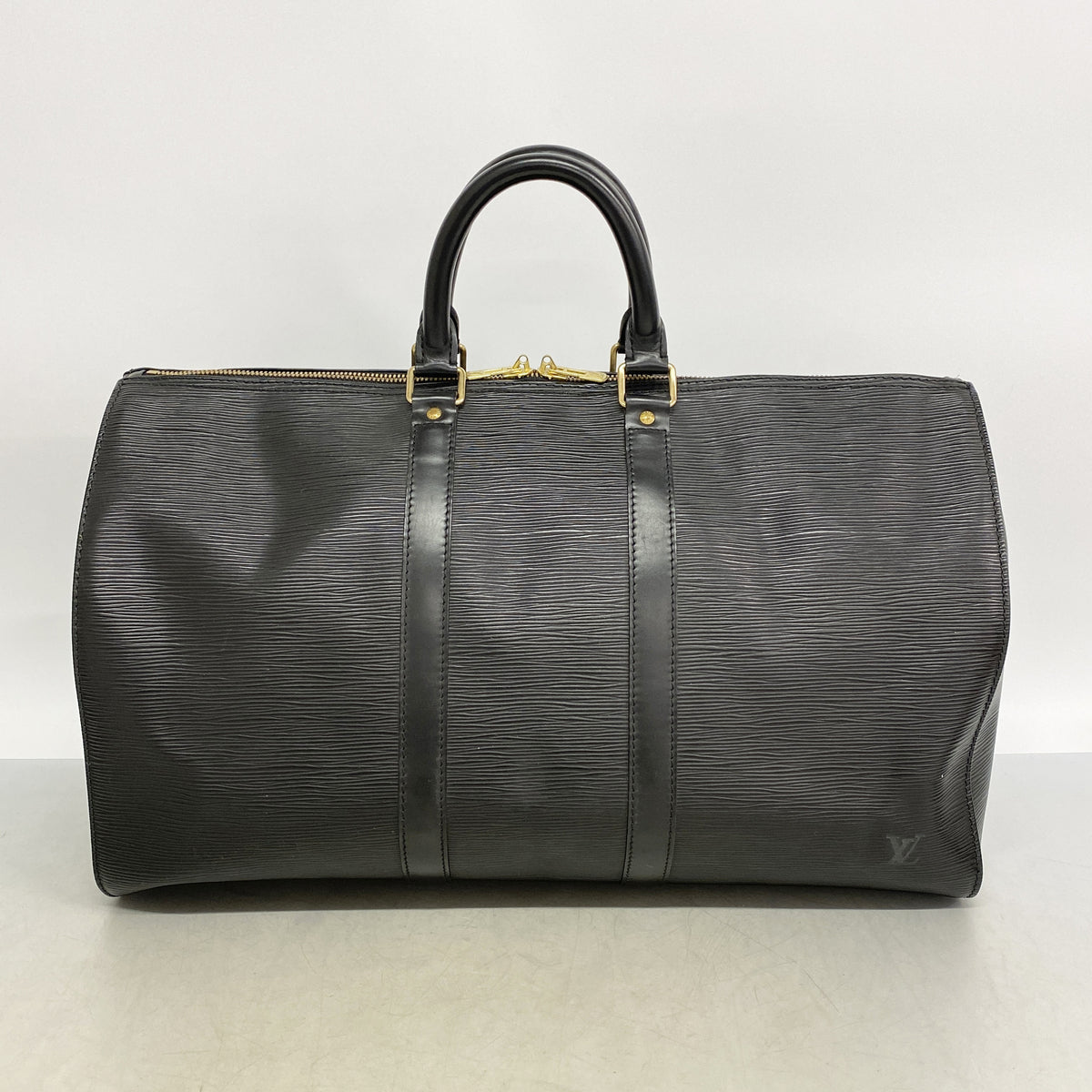 【6hd4111-k】ルイヴィトン ボストンバッグ エピ キーポル45 M59152 ノワール【中古】メンズ レディース ユニセックス