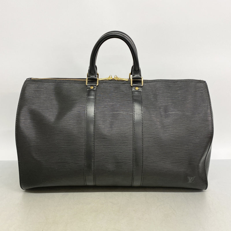 【6hd4111-k】ルイヴィトン ボストンバッグ エピ キーポル45 M59152 ノワール【中古】メンズ レディース ユニセックス