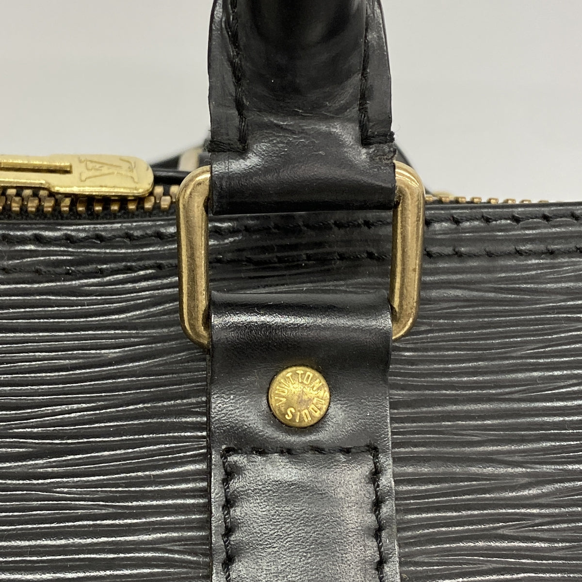 【6hd4111-k】ルイヴィトン ボストンバッグ エピ キーポル45 M59152 ノワール【中古】メンズ レディース ユニセックス
