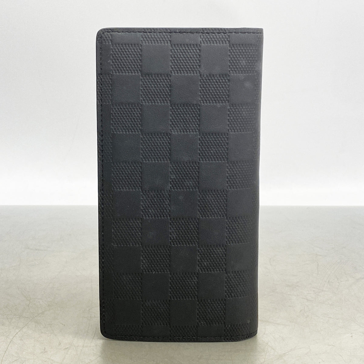 【6hd4116-k】ルイヴィトン 長財布 ダミエ・アンフィニ ポルトフォイユブラザ N63010 オニキス【中古】メンズ