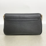【6hd4133-k】グッチ ショルダーバッグ ソーホー 536224 レザー ブラック シャンパンゴールド金具【中古】レディース
