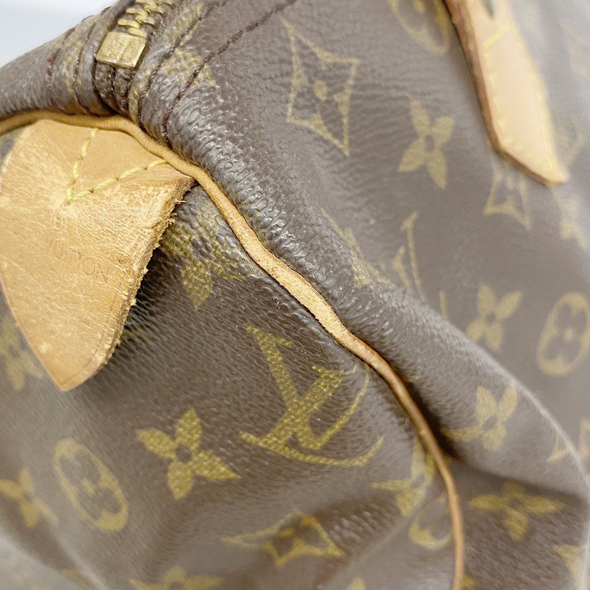 【6hd4141】ルイヴィトン ハンドバッグ モノグラム スピーディ30 M41108 ブラウン【中古】レディース