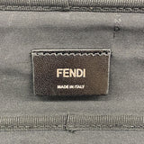 【6hd4151】フェンディ ポーチ PVC グレー ブラック シルバー金具【中古】メンズ