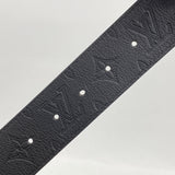 【6hd4159】ルイヴィトン ベルト モノグラム・シャドウ LVシャドウ40MMリバーシブル M0717V ブラック【中古】メンズ