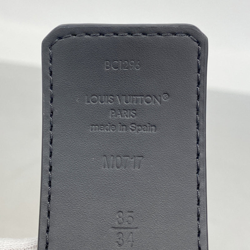 【6hd4159】ルイヴィトン ベルト モノグラム・シャドウ LVシャドウ40MMリバーシブル M0717V ブラック【中古】メンズ