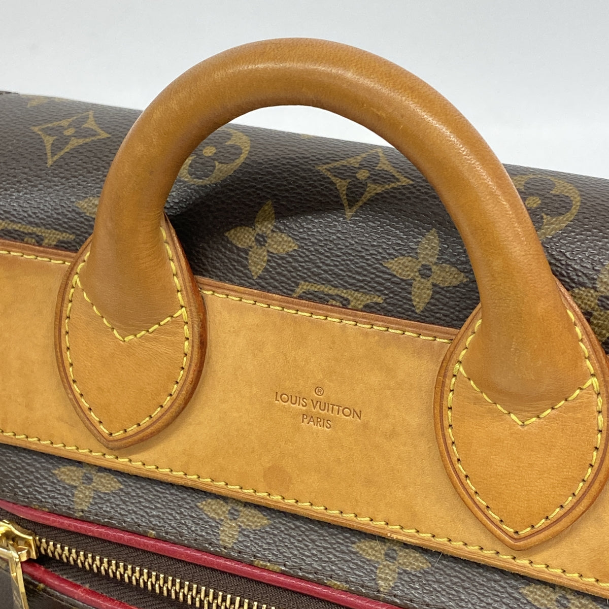 【6hd4163】ルイヴィトン ハンドバッグ モノグラム エデンMM M40734 ルージュ【中古】レディース
