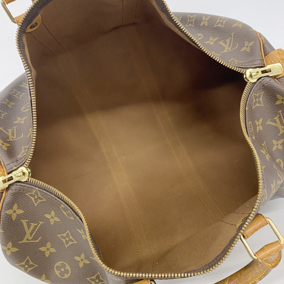 【6hd4171】ルイヴィトン ボストンバッグ モノグラム キーポル45 M41428 ブラウン【中古】メンズ レディース ユニセックス
