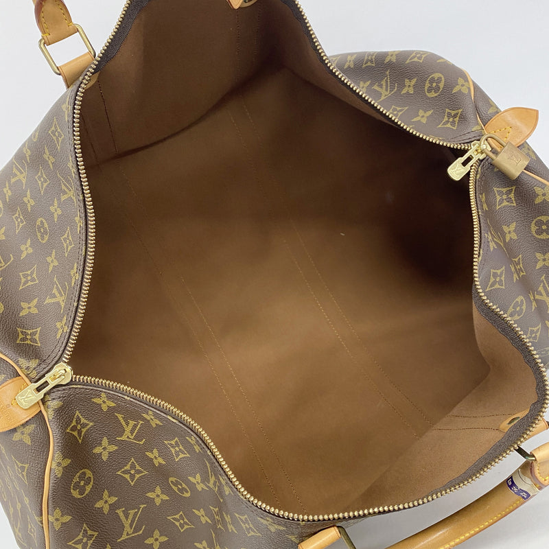【6hd4172】ルイヴィトン ボストンバッグ モノグラム キーポル60 M41422 ブラウン【中古】メンズ レディース ユニセックス