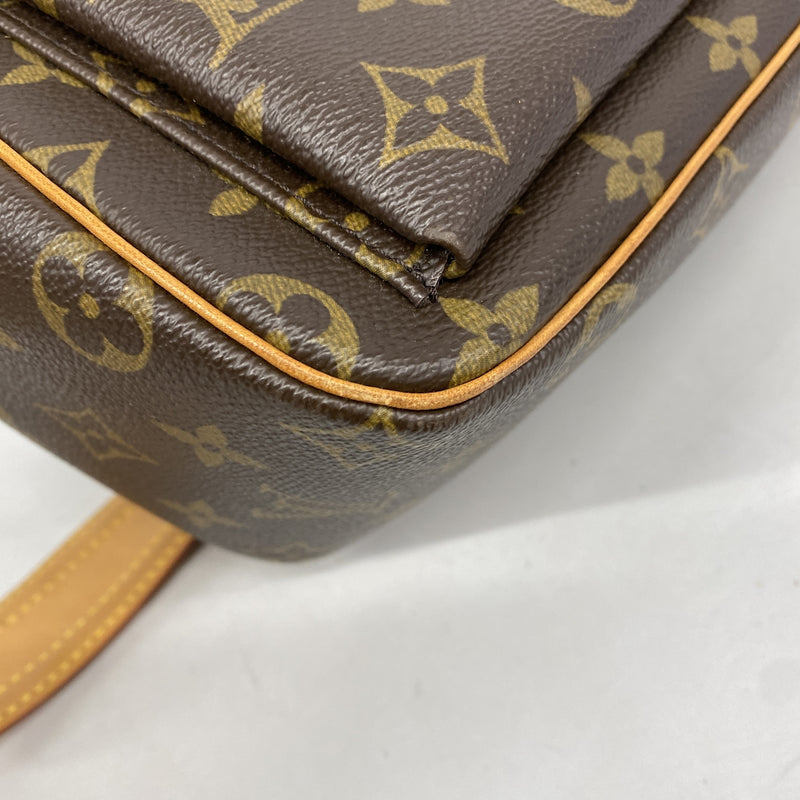 【6hd4173】ルイヴィトン ショルダーバッグ モノグラム ヴィバシテGM M51163 ブラウン【中古】レディース