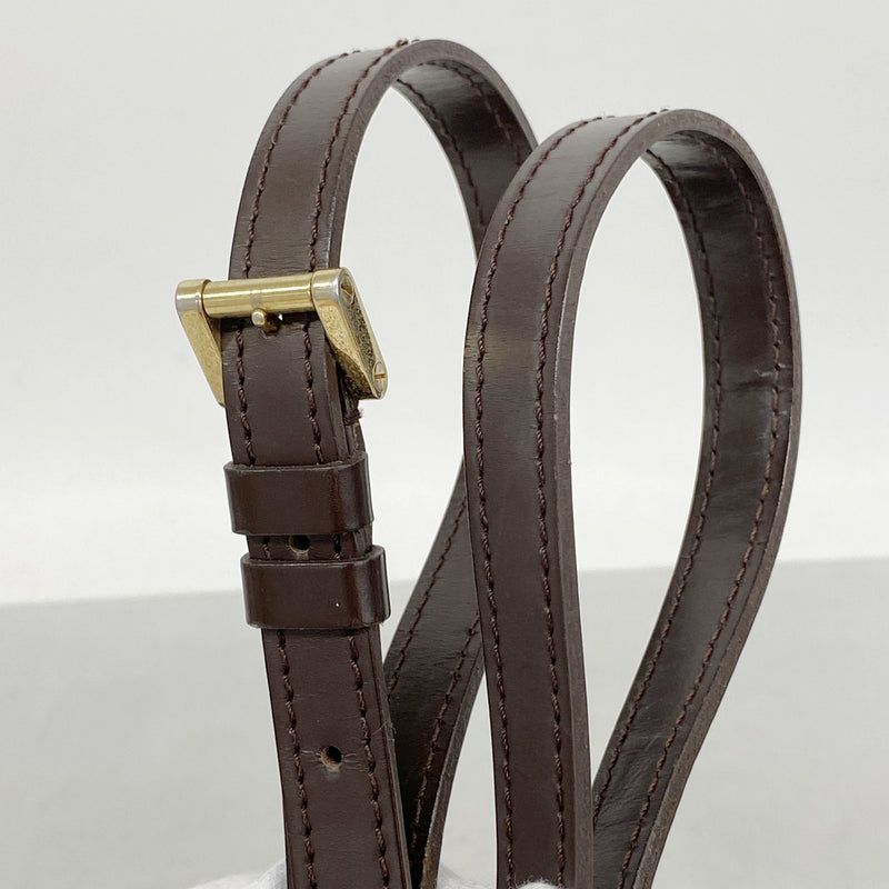 【6hd4177-k】ルイヴィトン ショルダーバッグ ダミエ ミュゼットサルサロングストラップ N51300 エベヌ【中古】レディース