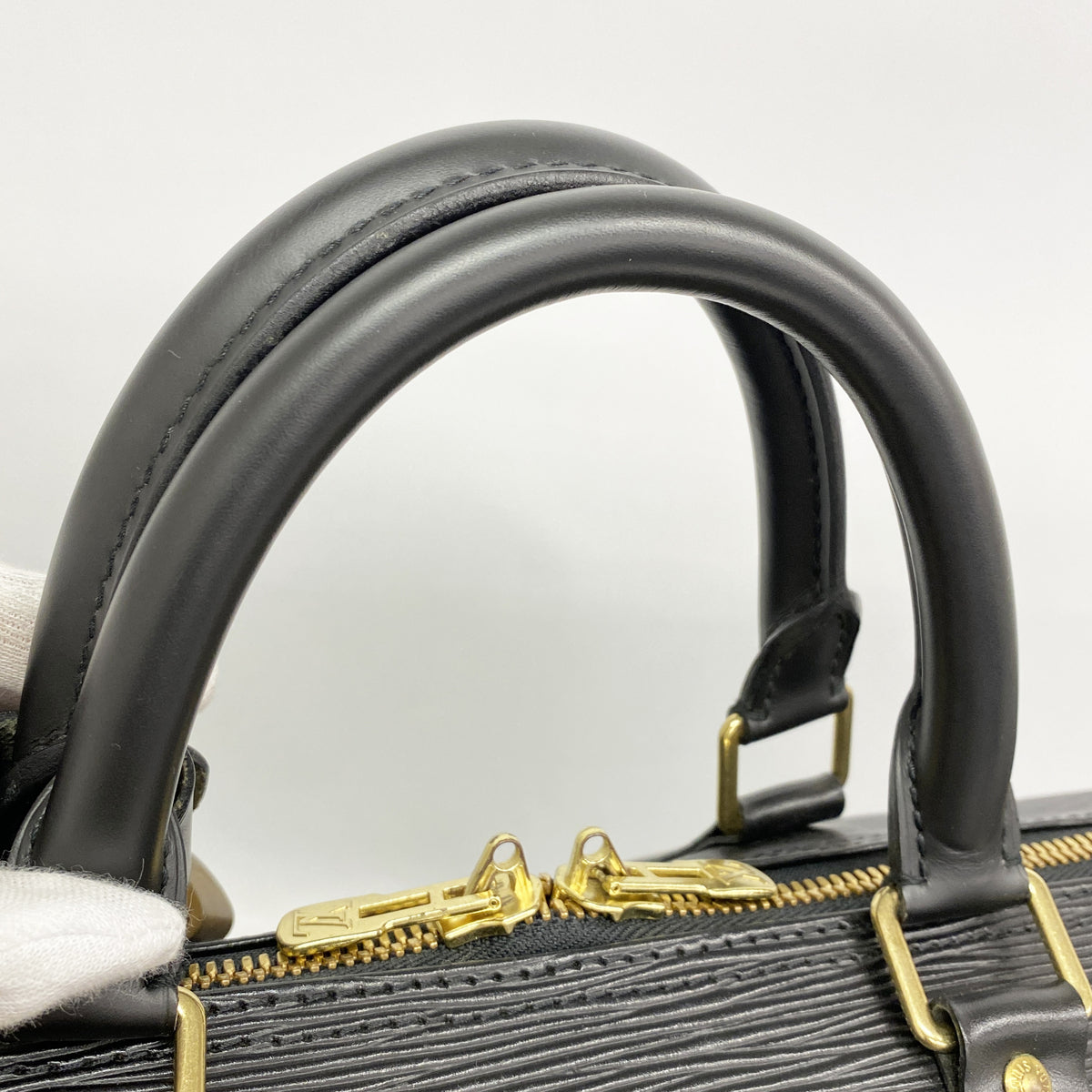 【6hd4185】ルイヴィトン ボストンバッグ エピ キーポル55 M59142 ノワール【中古】メンズ レディース ユニセックス