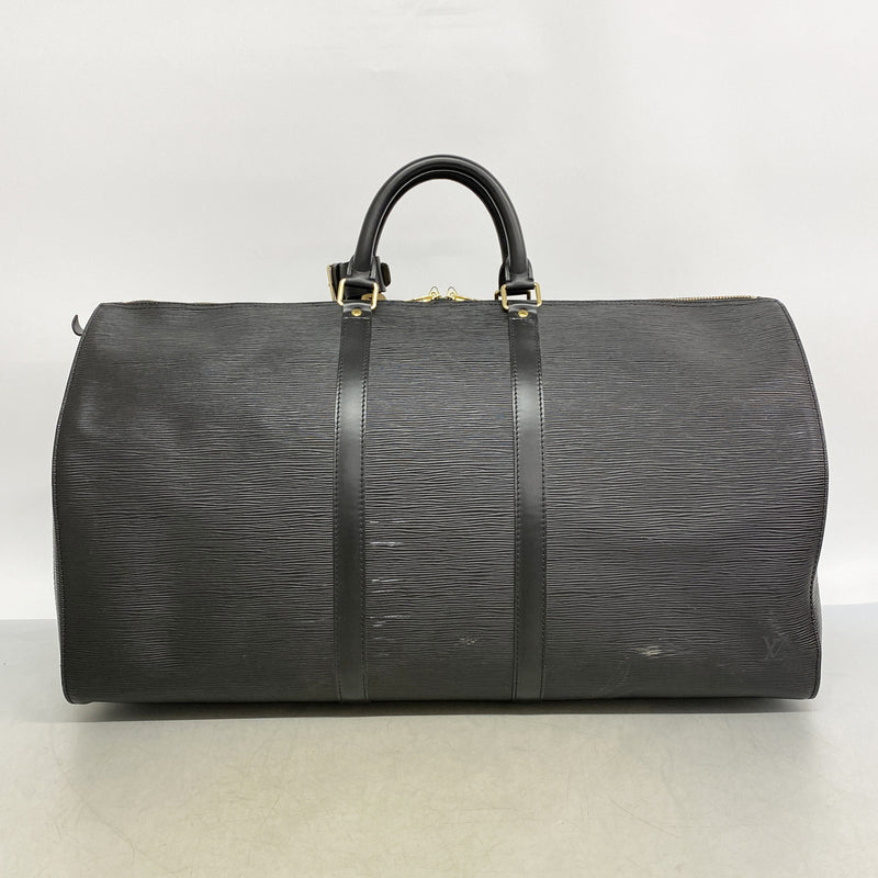 【6hd4185】ルイヴィトン ボストンバッグ エピ キーポル55 M59142 ノワール【中古】メンズ レディース ユニセックス