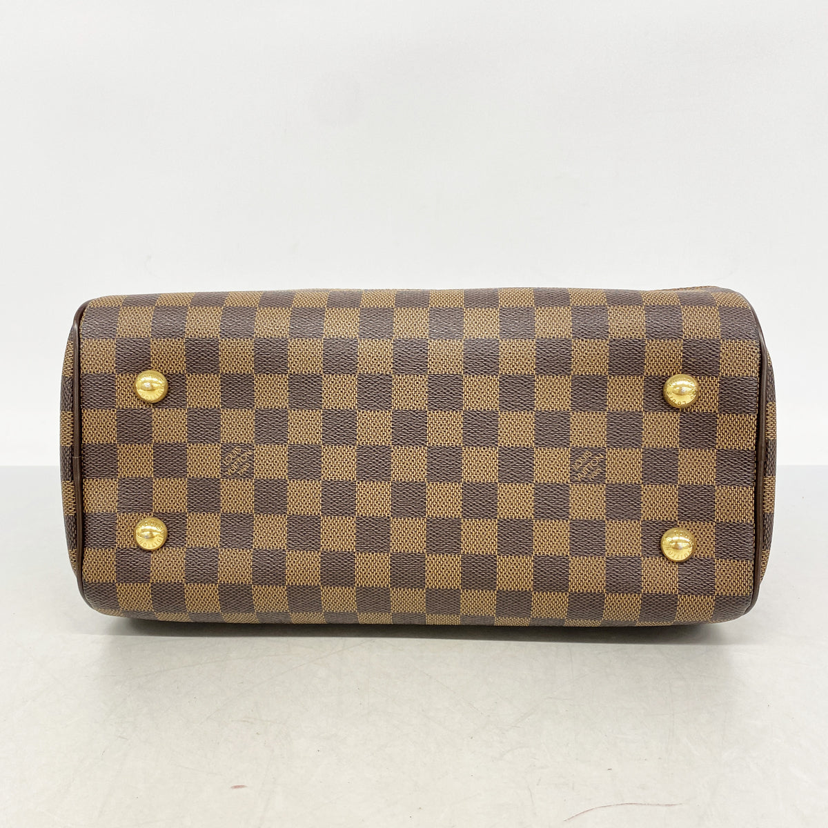 【6hd4201】ルイヴィトン ハンドバッグ ダミエ ドゥオモ N60008 エベヌ【中古】レディース