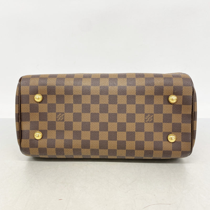 【6hd4201】ルイヴィトン ハンドバッグ ダミエ ドゥオモ N60008 エベヌ【中古】レディース