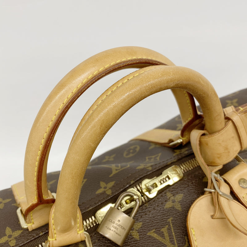 【6hd4209】ルイヴィトン ボストンバッグ モノグラム キーポルバンドリエール60 M41412 ブラウン【中古】メンズ レディース ユニセックス
