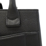 【6hd4211】シャネル ハンドバッグ ネオエグゼクティブ レザー ブラック シャンパンゴールド金具 2wayバッグ【中古】レディース