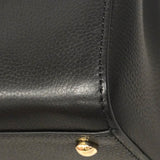 【6hd4211】シャネル ハンドバッグ ネオエグゼクティブ レザー ブラック シャンパンゴールド金具 2wayバッグ【中古】レディース