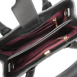 【6hd4211】シャネル ハンドバッグ ネオエグゼクティブ レザー ブラック シャンパンゴールド金具 2wayバッグ【中古】レディース