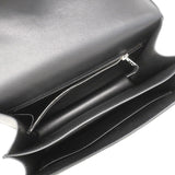 【6hd4212】エルメス ショルダーバッグ コンスタンス23 スイフト トワルドゥキャンプ ブラック シルバー金具 C刻印【中古】レディース