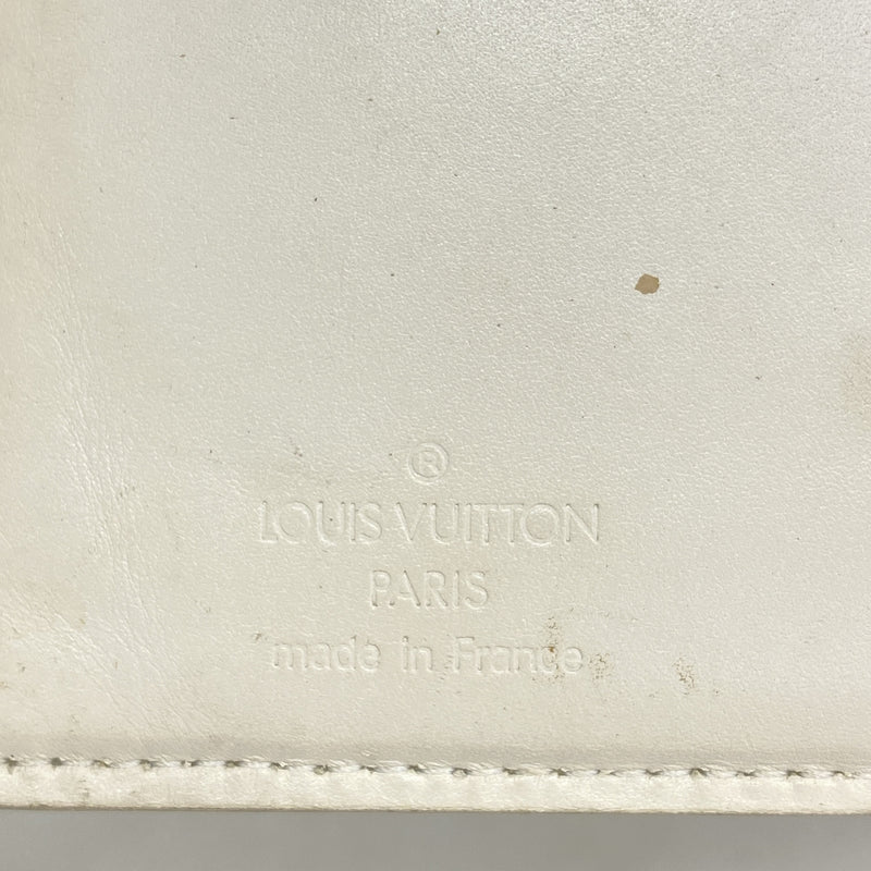 【6hd4219-k】ルイヴィトン 財布 ヴェルニ ポルトモネビエヴィエノワ M91363 ペルル【中古】レディース