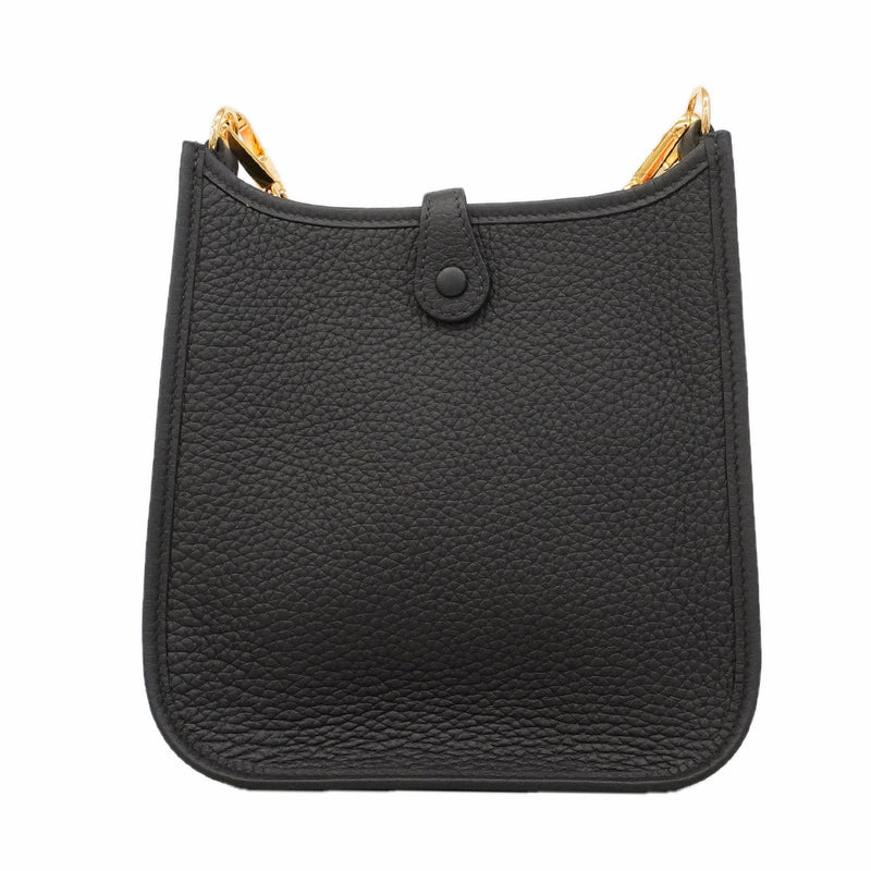 【6hd4227】エルメス ショルダーバッグ エヴリンTPM トリヨンクレマンス ブルーニュイ ゴールド金具 K刻印【中古】レディース