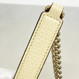 【6hd4241-k】グッチ ショルダーバッグ インターロッキングG 607720 レザー アイボリー シャンパンゴールド金具【中古】レディース