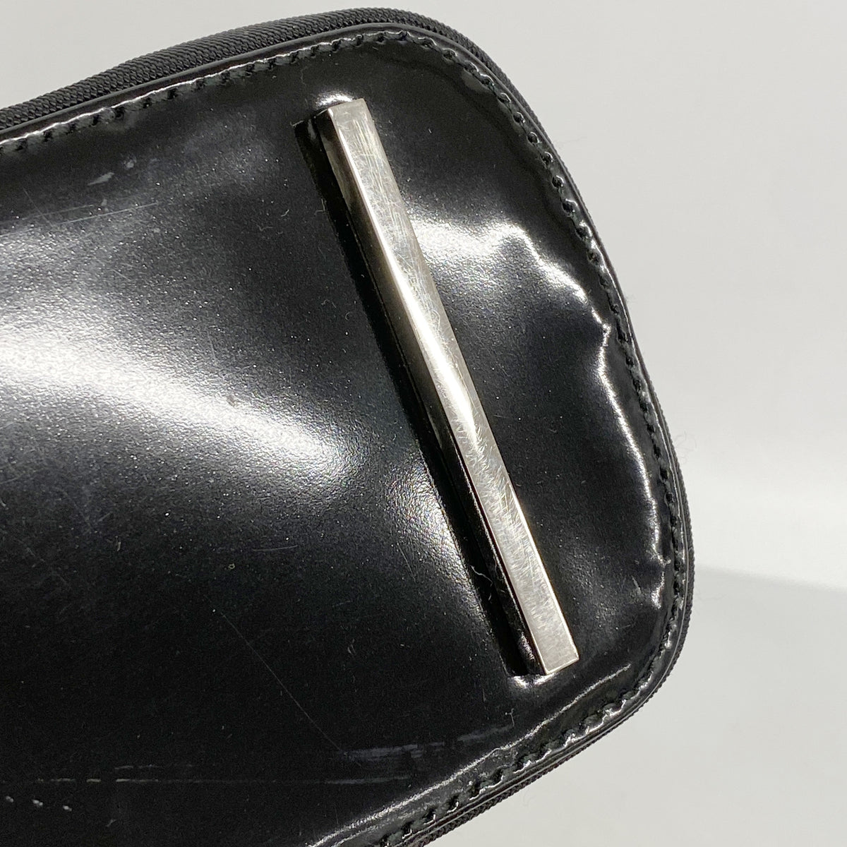 【6hd4243-k】グッチ ショルダーバッグ 001 3261 キャンバス ブラック シルバー金具【中古】レディース