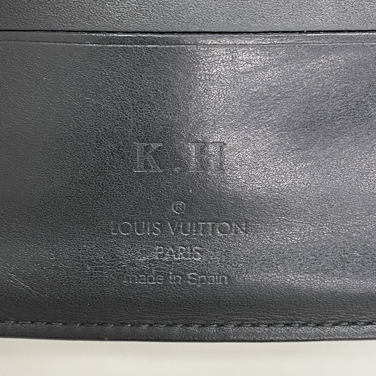 【6hd4246-k】ルイヴィトン 財布 ダミエ･アンフィニ ポルトフォイユマルコNM N63334 オニキス【中古】メンズ